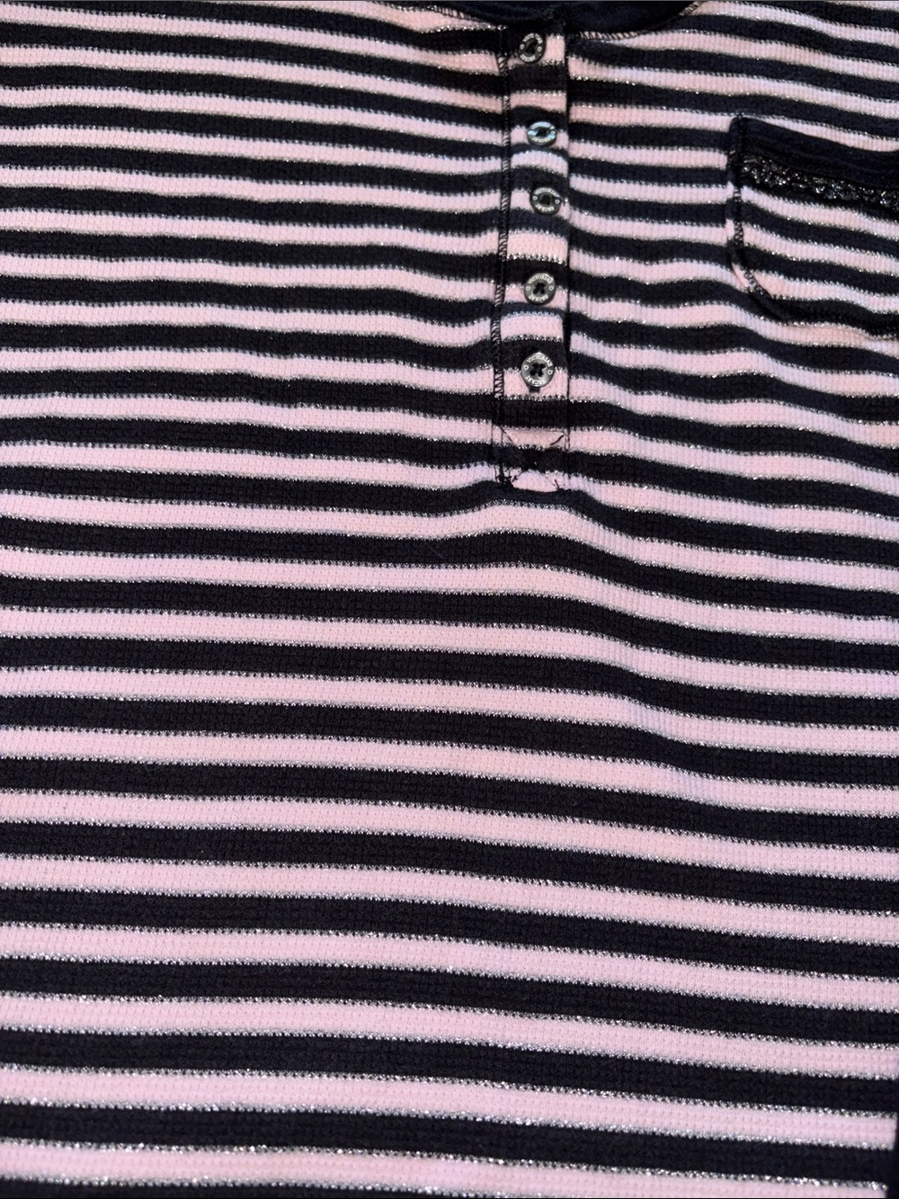 Victoria Secret Striped Pink and Black Womens Pajama Set EUC L - Picture 4 of 12